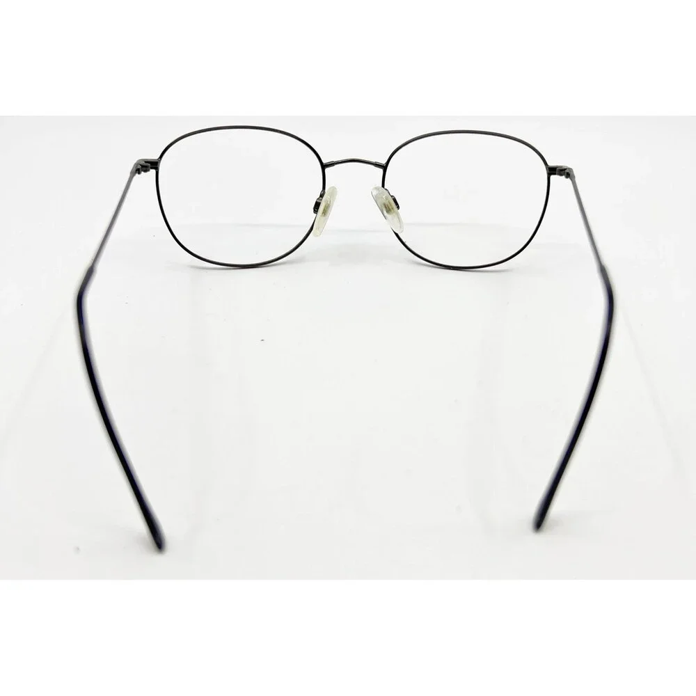 Unbranded Eyeglasses Frames Mens Womens Black Metal Oval Wire Rim 48-18-135